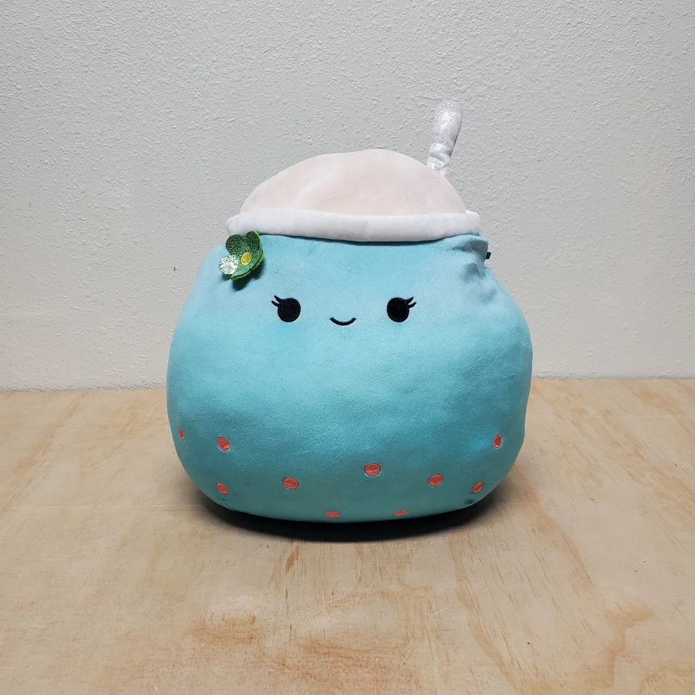 Squishmallows Jakarria The Blue Boba Drink Soft Plush 12